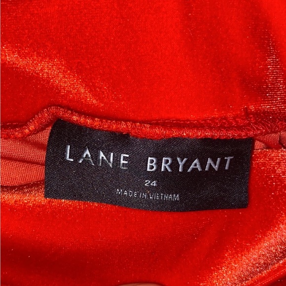 Lane Bryant Red Flare Pants Size 24 - Picture 3 of 4